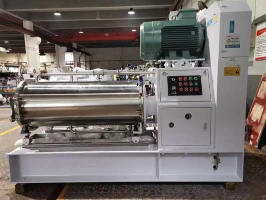 Coarse/ Finishing Grinding Horizontal Bead Mill Disc Type Static / Dynamic Discharge